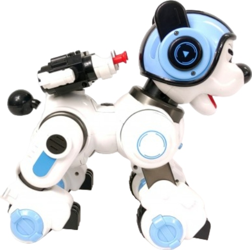 Радиоуправляемый робот Create Toys интерактивная собака Police Dog (CR-1901-BLUE)