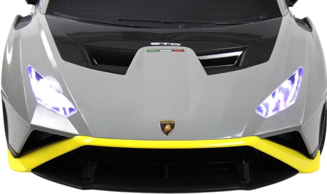 Детский электромобиль RiverToys Lamborghini Huracán STO (E888EE-GRAY) серый