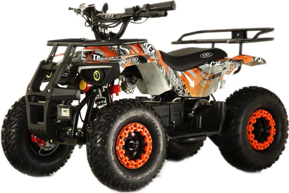 Детский электроквадроцикл RiverToys TIKI LUX оранжевый