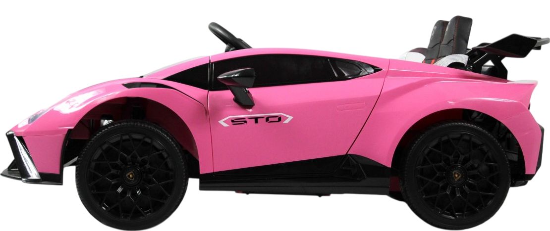 Детский электромобиль RiverToys Lamborghini Huracán STO (E888EE) розовый