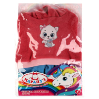 Одежда для кукол 40-42см теплый костюм худи и джинсы кошечка КАРАПУЗ в кор.100шт OTF-2201SF-RU