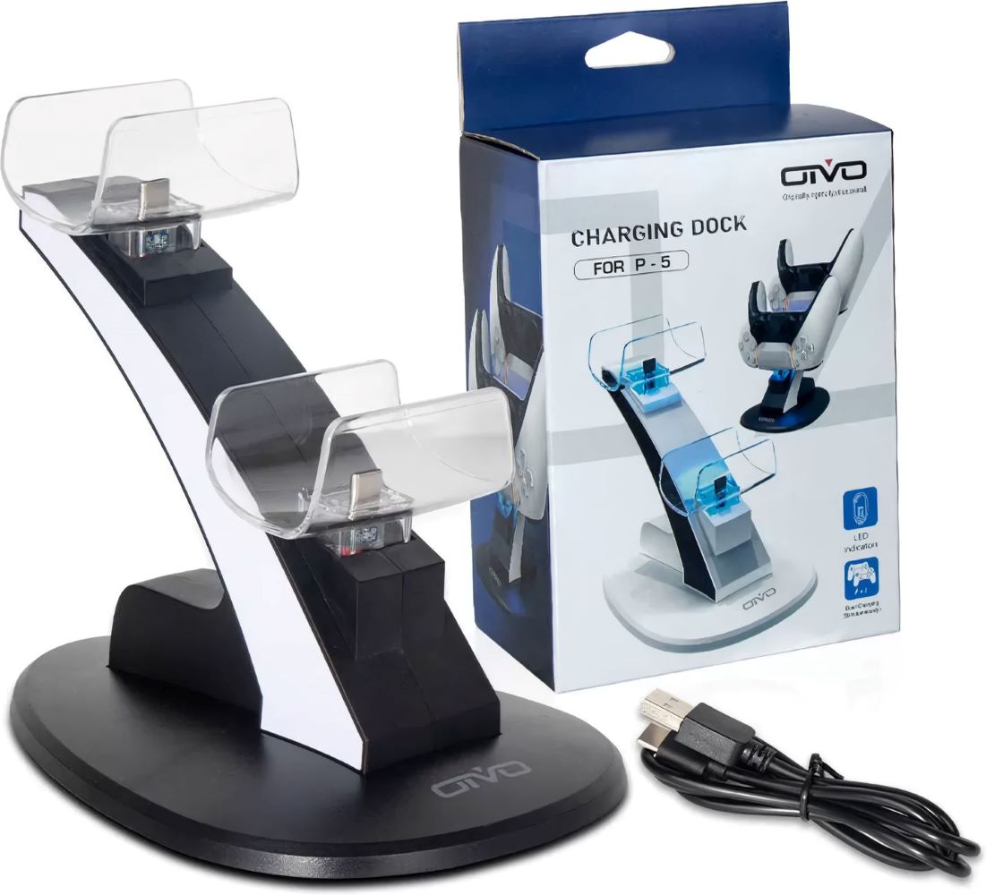 Зарядная станция OIVO PS5 Dual Charging Dock (IV-P5234) black