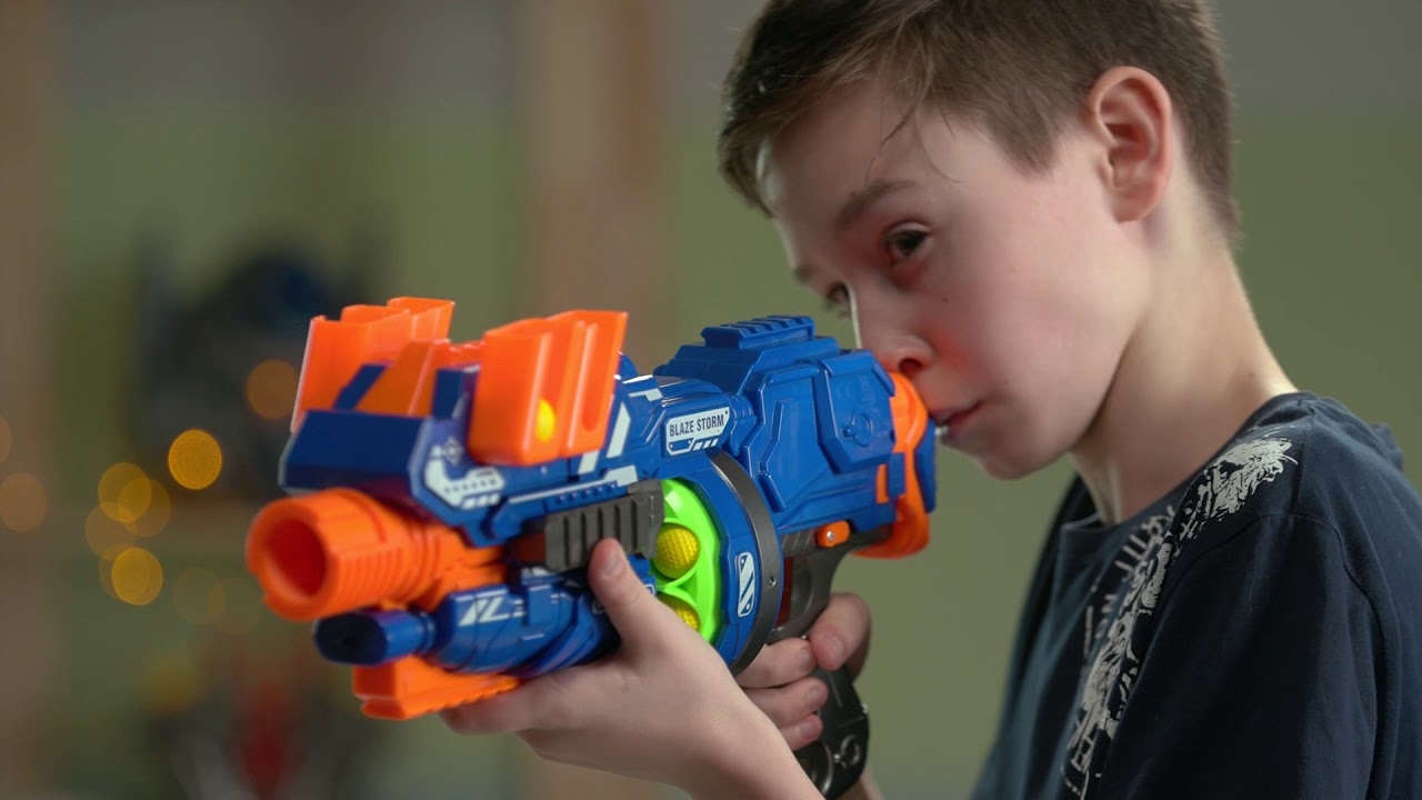 Автомат BlazeStorm с мягкими пулями, Zecong Toys ZC7087
