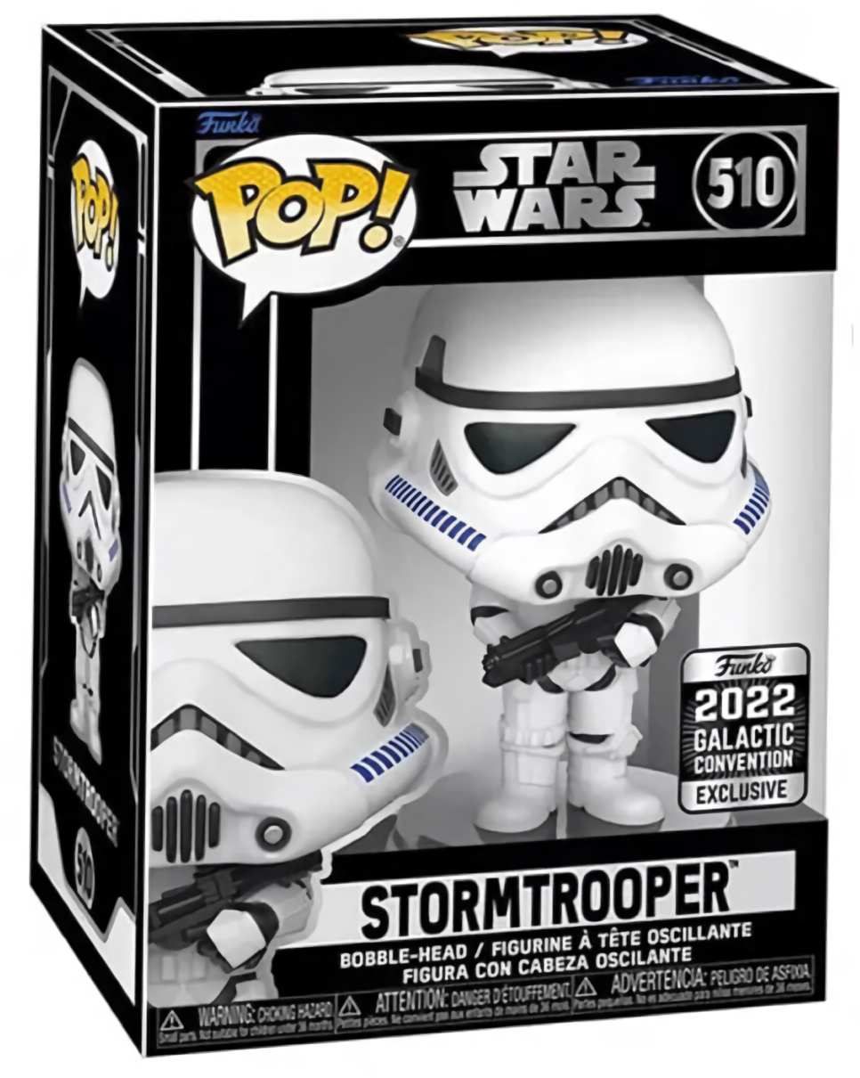 (EU) Фигурка Funko POP! Star Wars: Stormtrooper (2022 Galactic Convention Exclusive) (510)