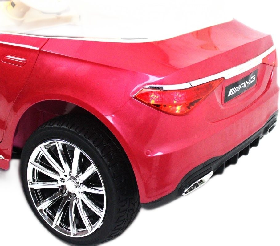 Детский электромобиль RiverToys М333БХ 4WD розовый глянец