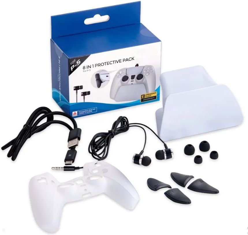 Набор аксессуаров 8 in 1 Protective Pack для PS5 (TP5-0579)