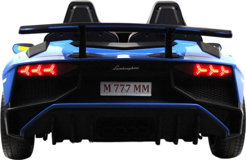 Детский электромобиль RiverToys Lamborghini Aventador SV (M777MM) синий