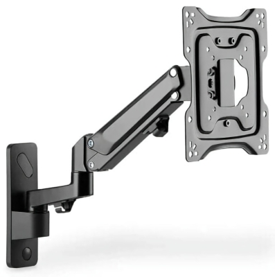 (EU) Кронштейн для монитора Digitus DA-90428 Универсальный настенный Full Motion кронштейн с газлифтом (VESA 75/100/200/224, до 43", до 23 кг), Чёрный