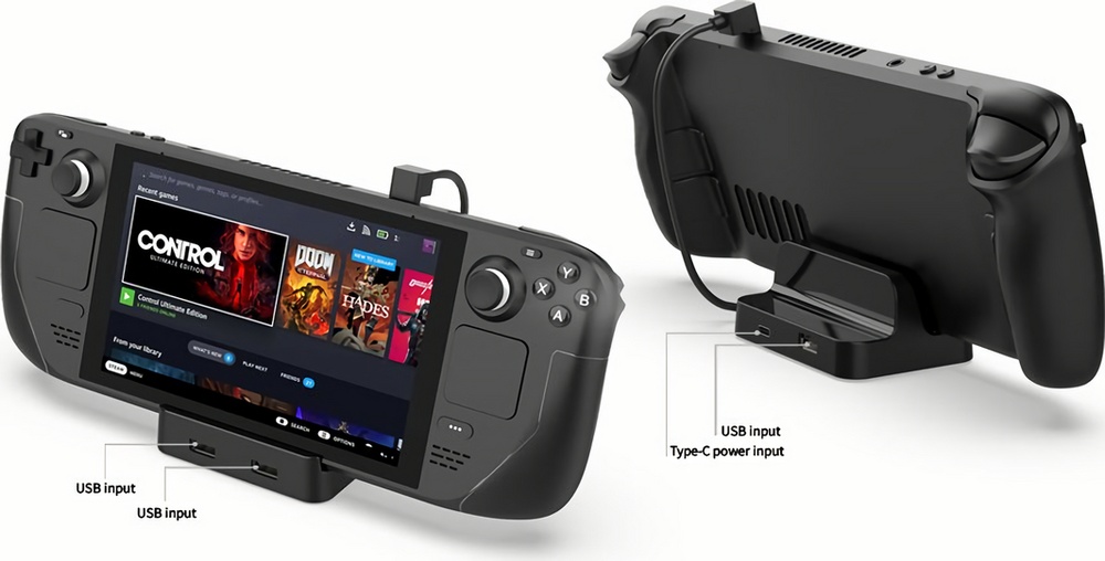 Зарядная док-станция DOBE для Steam Deck (TY-2832)