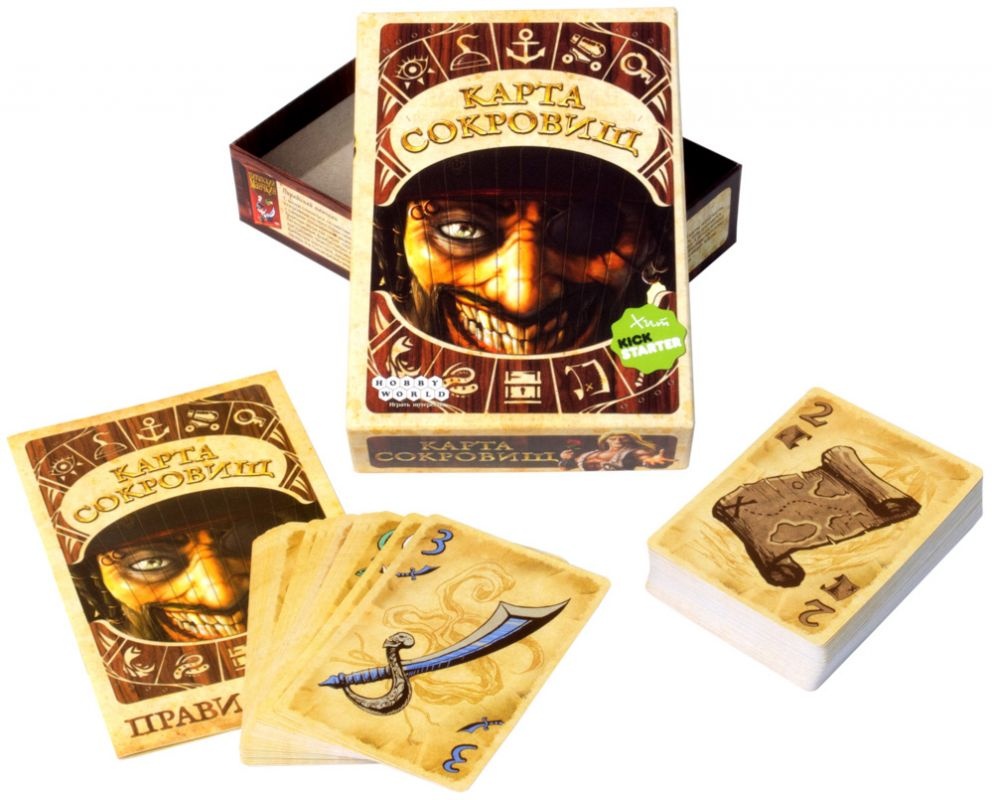 (EU) Настольная игра Hobby World Карта Сокровищ