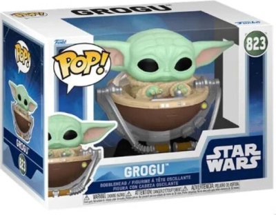 (EU) Фигурка Funko POP! Star Wars: Mandalorian & Grogu: Grogu in Pram (823)