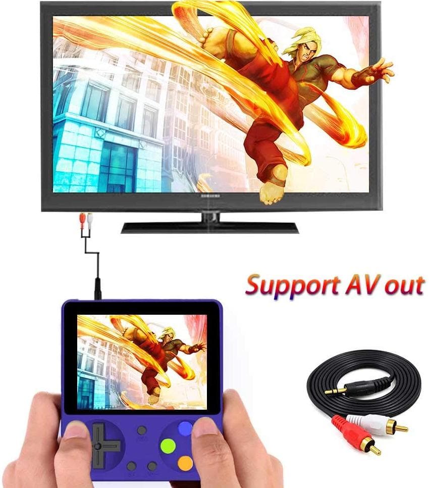 Портативная игровая приставка 333 Retro Games 8 Bit 3.0 inch (синий)