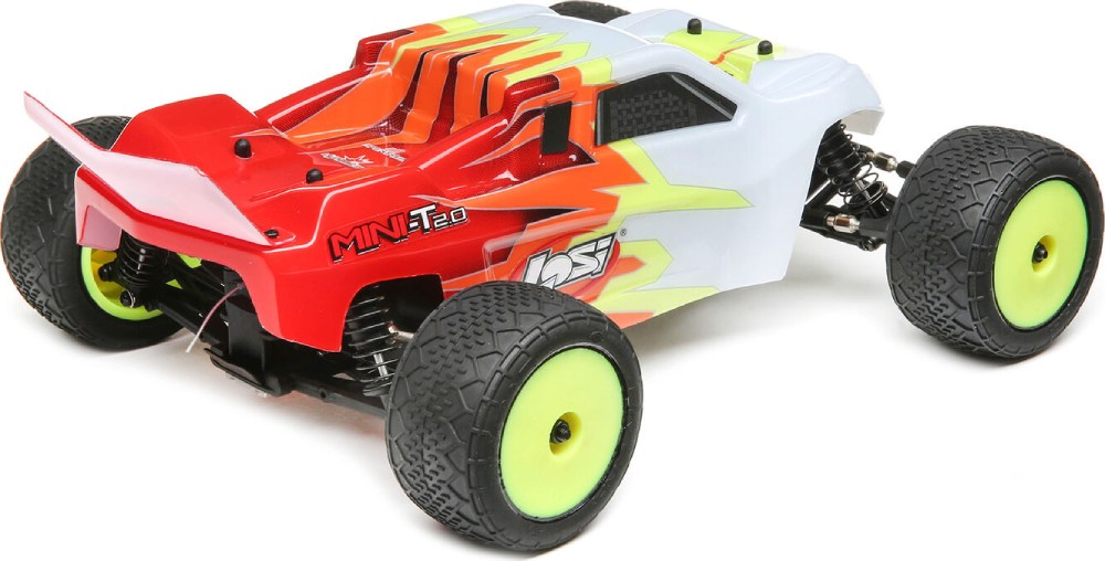 Радиоуправляемая модель трагги Losi Mini-T 2.0 Stadium Truck Brushed 2WD RTR 1к18 (LOS01015T1)