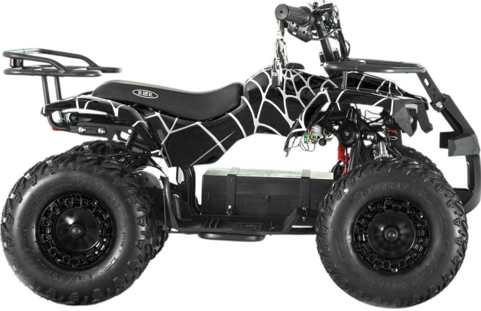 Детский электроквадроцикл RiverToys (TIKI-LUX-BLACK-SPIDER) черный Spider