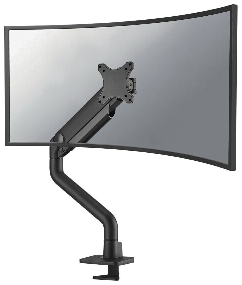 (EU) Аксессуар для монитора Neomounts DS70S-950BL1 NEXT One Full Motion Desk Mount (газлифт, 17-49", 18 кг, VESA 75/100, быстросъемная VESA-пластина) , Чёрный