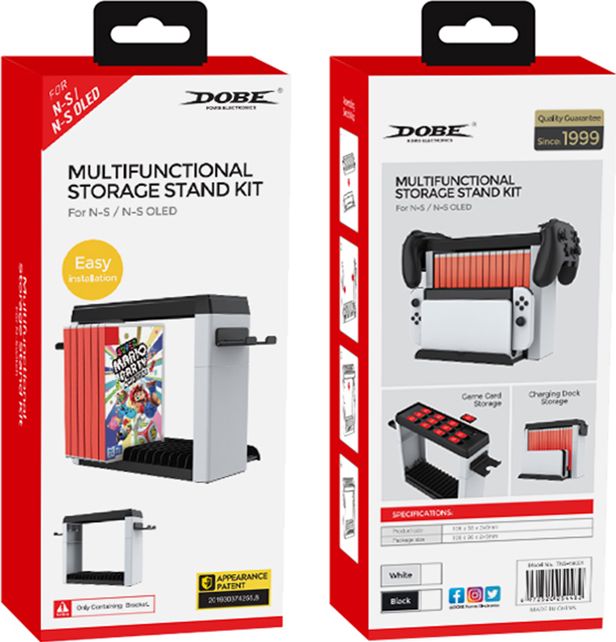 Стеллаж для хранения DOBE для Nintendo Switch (черный) (TNS-19051)