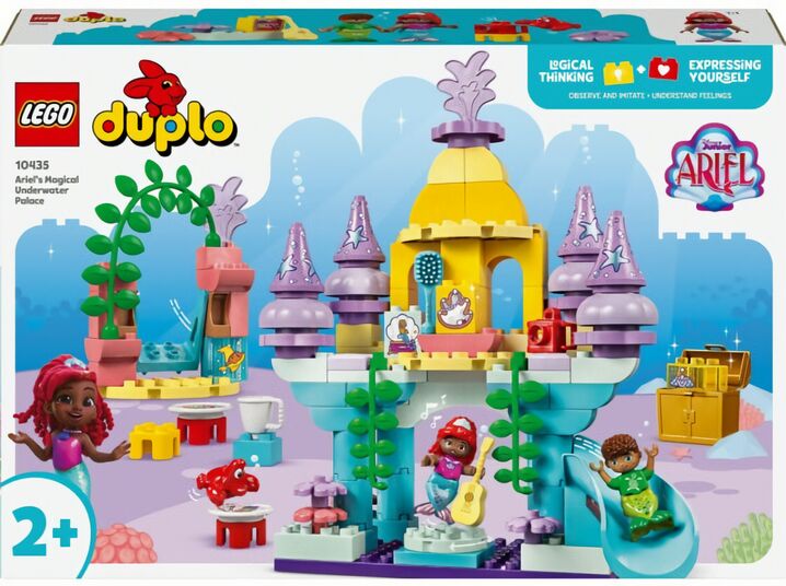 (EU) Конструктор LEGO Duplo Волшебный подводный замок Ариэль (10435)