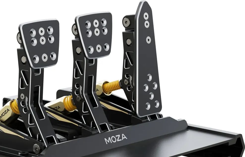 Педали MOZA CRP Load Cell Three Pedals with Base RS04