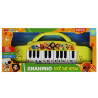 Пианино веселые нотки МУЛЬТ 100 песен,стихотворений,звуков.кор.бат. Умка в кор.60шт HT456-R2