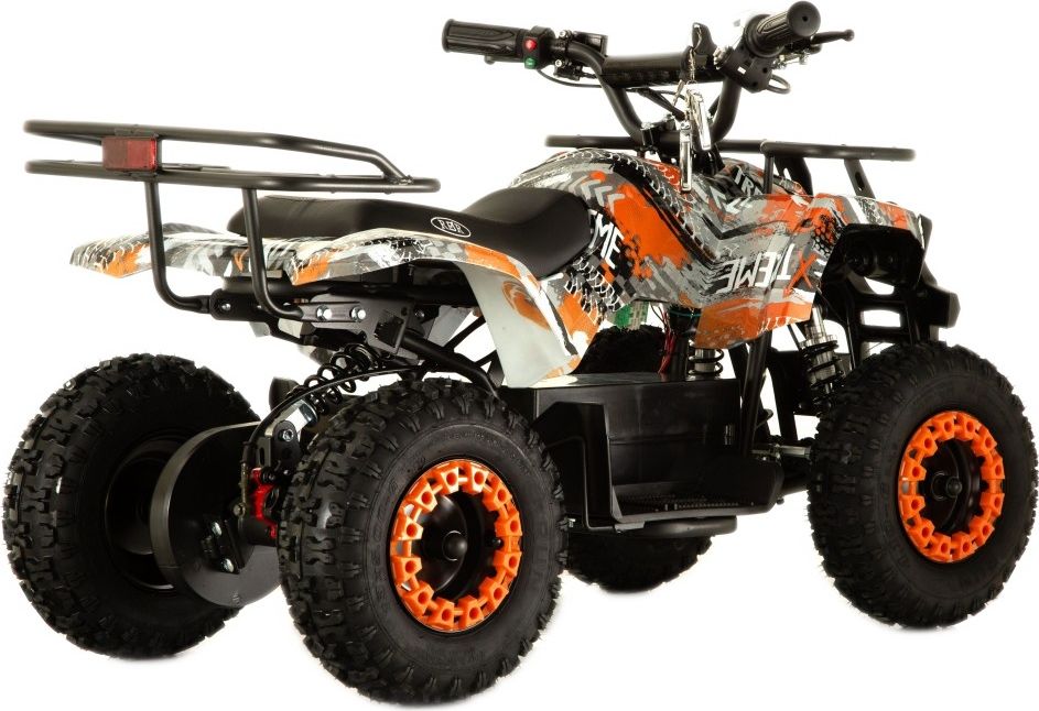 Детский электроквадроцикл RiverToys TIKI оранжевый