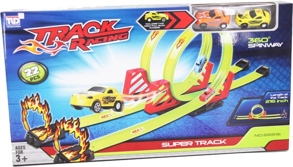 Детский пусковой трек Tengleader Track Racing длина трека 550 см (68816)