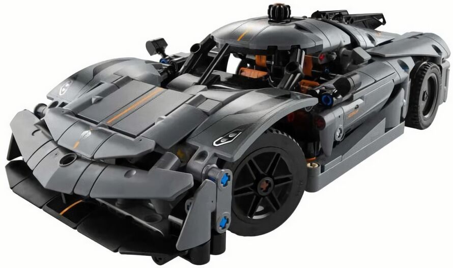 (EU) Конструктор-автомобиль LEGO Technic Koenigsegg Jesko Абсолютный серый (42173)