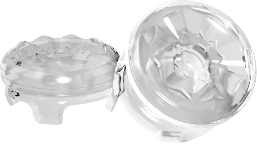 2 средние накладки на стики KontrolFreek Crystal Galaxy Edition для геймпада Microsoft XBOX One/Series (прозрачные)