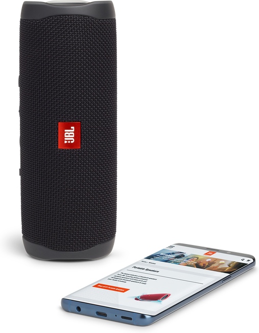 Портативная колонка JBL Flip 5 (черная)