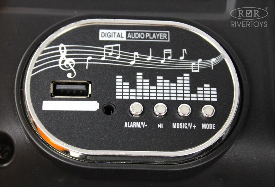 Детский электромобиль RiverToys K555PX зеленый