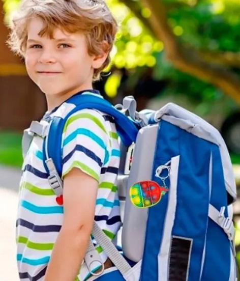 Брелок-игрушка POP IT Единорог антистресс (тактильная, сенсорная)