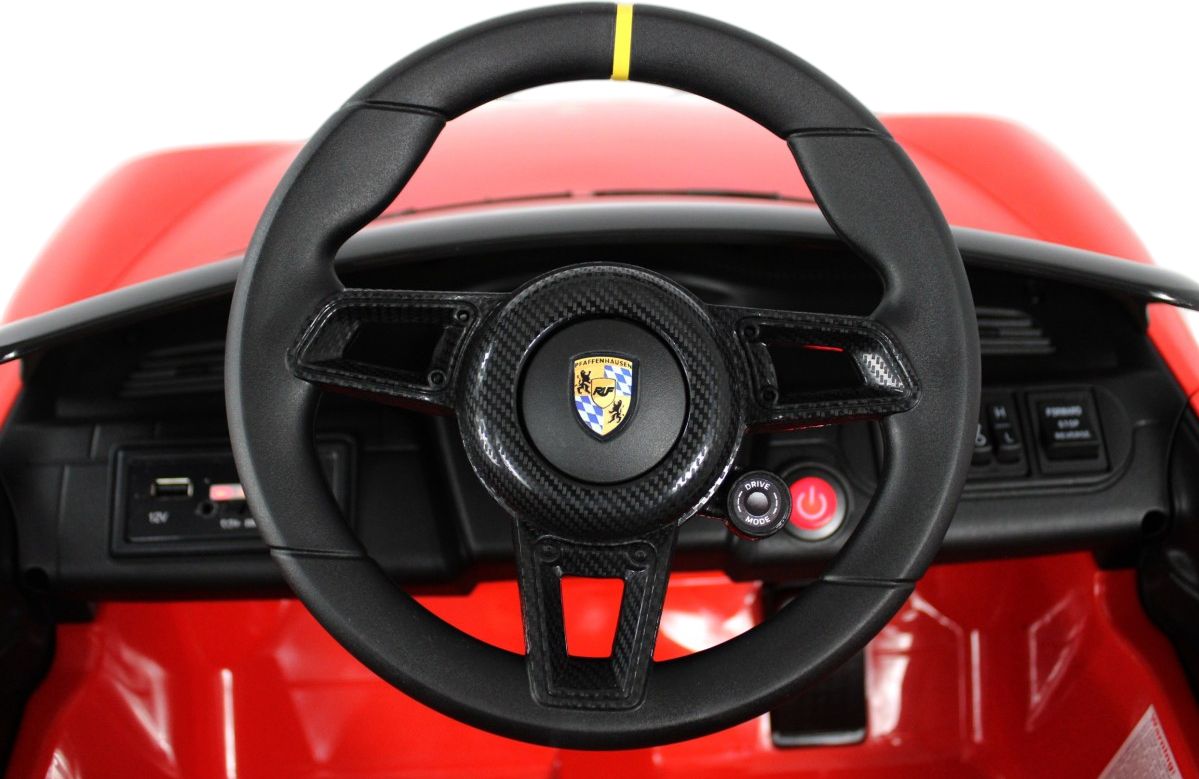 Детский электромобиль RiverToys Porsche 911 RUF (A444AA) красный