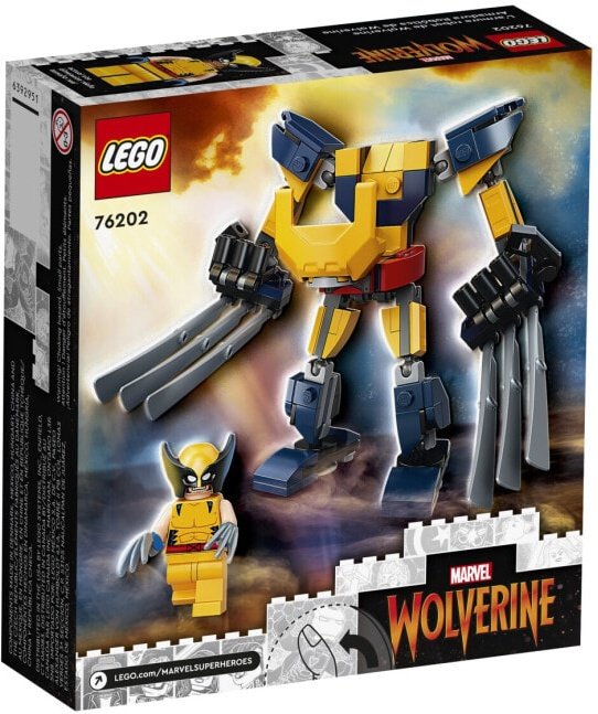 (EU) Конструктор LEGO Marvel Avengers Movie 4  Росомаха: робот (76202)