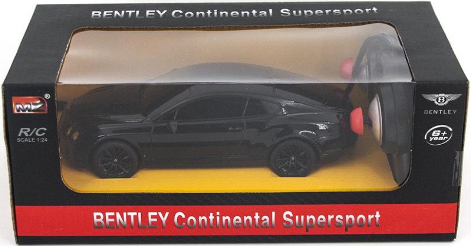 Радиоуправляемая модель MZ Bentley Continental Black (1к24) (MZ-27040-B)