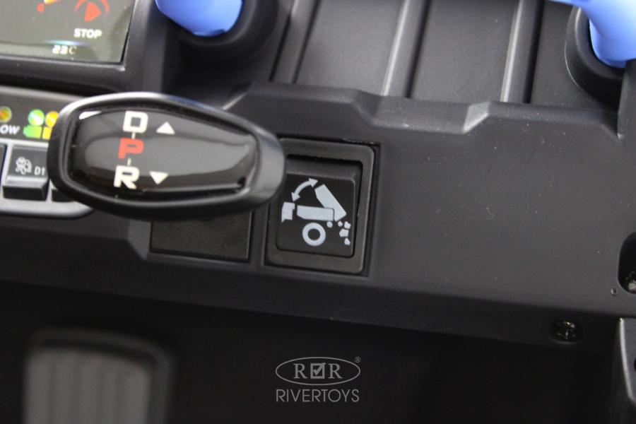 Детский электромобиль RiverToys H005HH синий