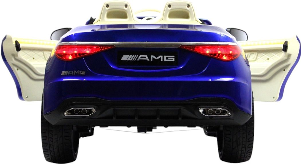 Детский электромобиль RiverToys (М333БХ-BLUE-GLANEC) синий глянец