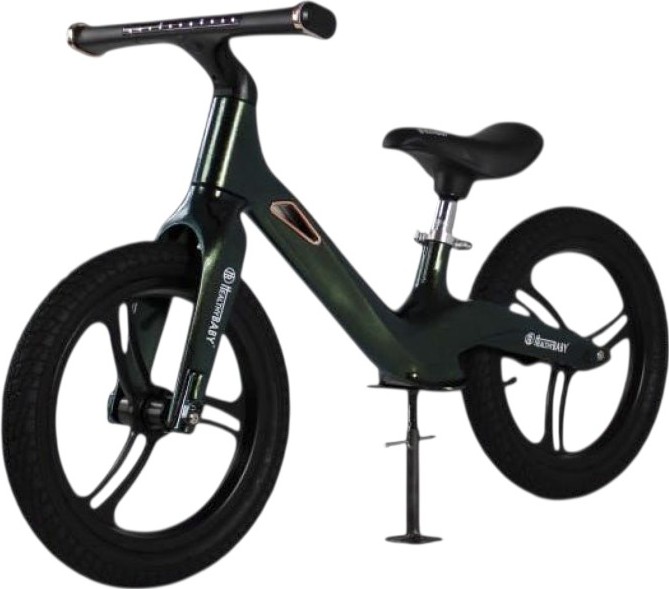 Детский беговел RiverToys (HB-555-14) (темно-зеленый)