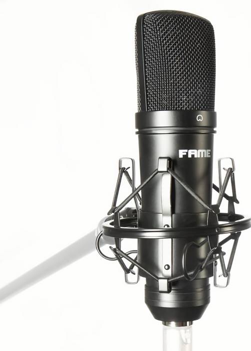 (EU) Конденсаторный микрофон Fame Studio C05, большой диафрагмой, кардиоида, 20-20 кГц
