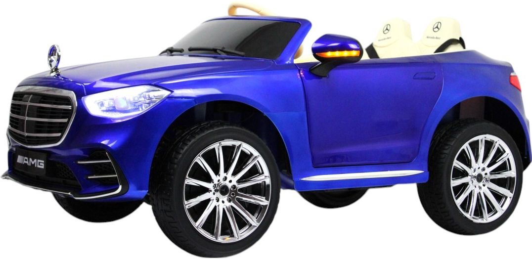 Детский электромобиль RiverToys (М333БХ-BLUE-GLANEC) синий глянец