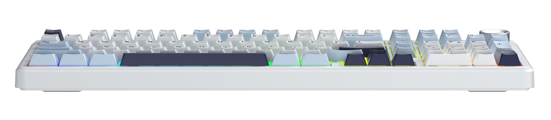 Клавиатура AULA F99Pro Star Vector свитчи, Бело-сине-пурпурная