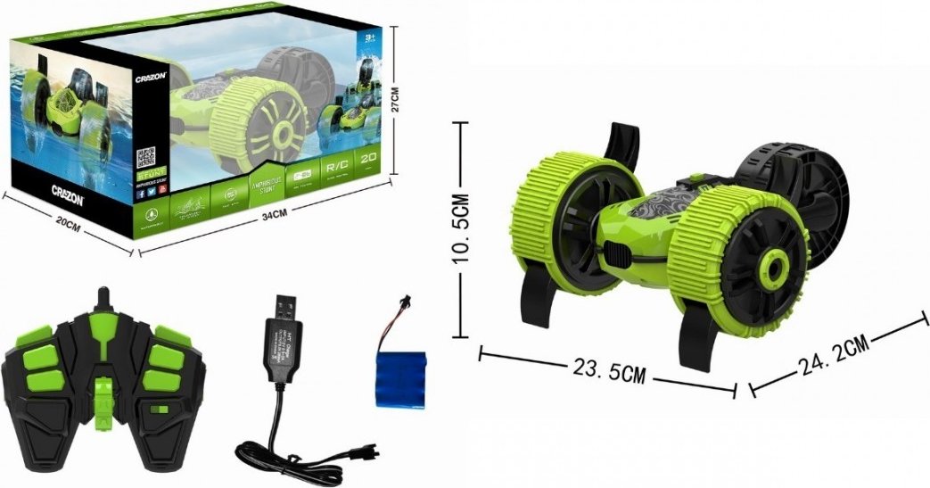 Радиоуправляемая модель CraZon перевертыш-амфибия (CR-19SL01B)