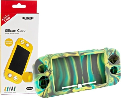 Силиконовый защитный чехол DOBE для Nintendo Switch Lite (зеленый) (TNS-19099)