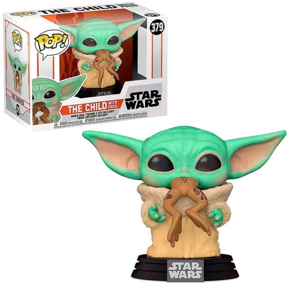 (EU) Фигурка Funko POP! Star Wars The Mandalorian: The Child with Frog (379)