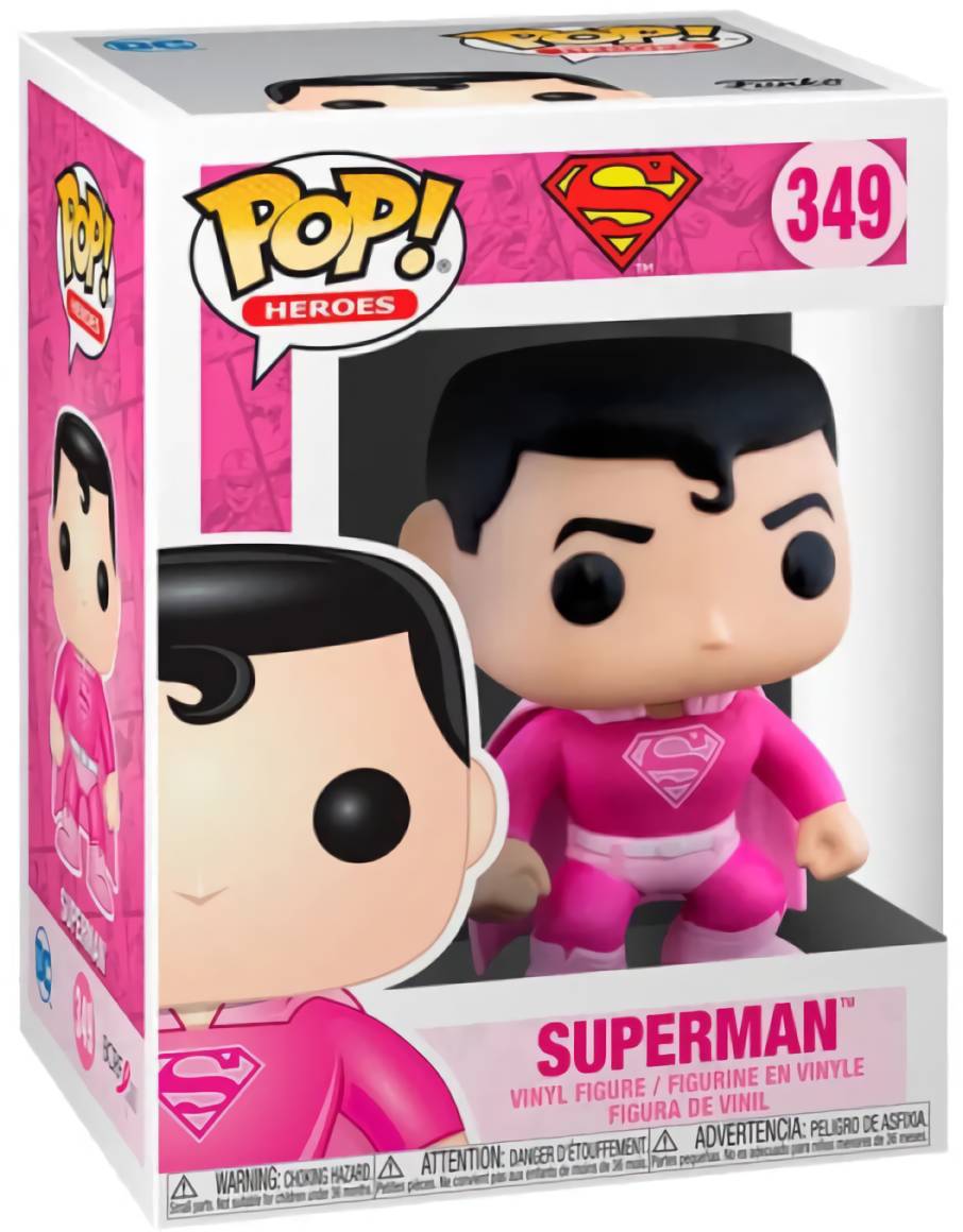 (EU) Фигурка Funko POP! Heroes: Superman (Breast Cancer Awareness) (349)
