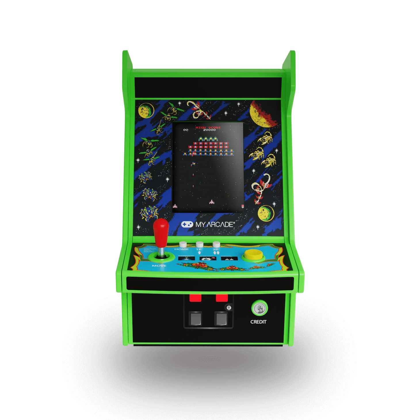 Аркадная игровая ретро приставка консоль My Arcade Galaga Micro Player Pro