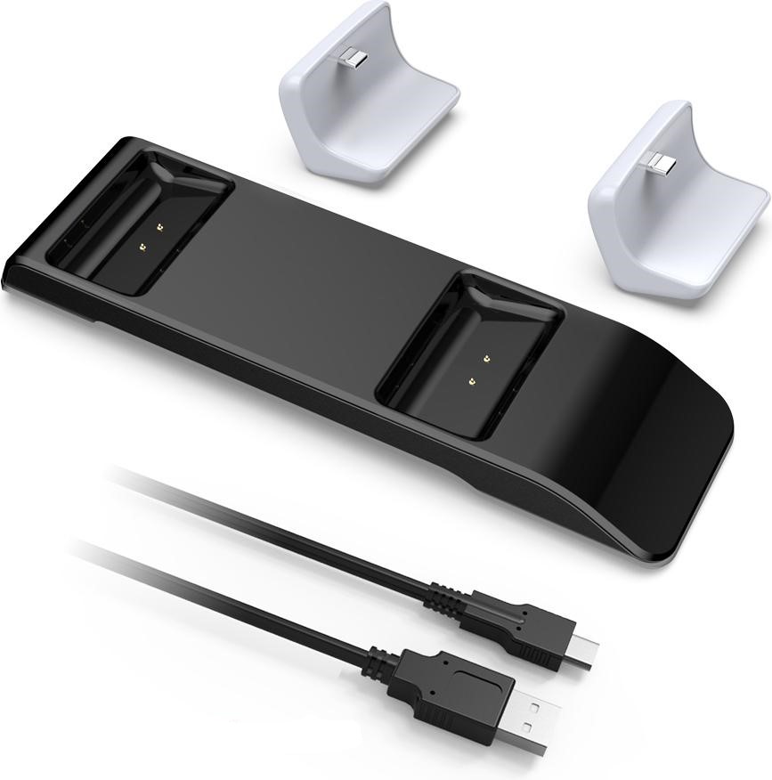 

Зарядная станция DOBE для 2-х геймпадов Sony Dualsense (TP5-0562)