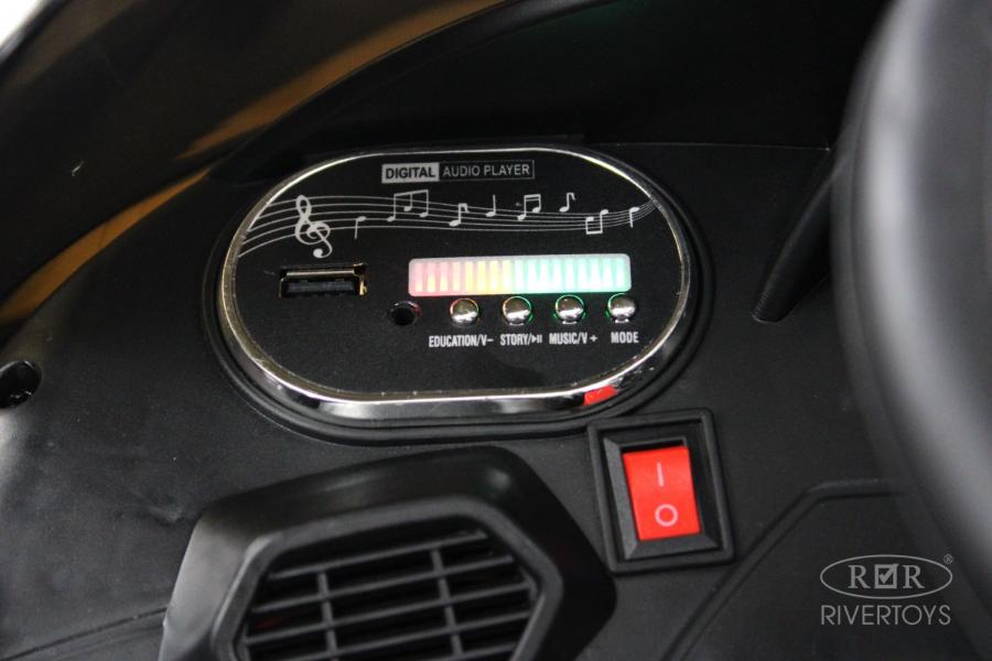 Детский электромобиль RiverToys K888AM желтый