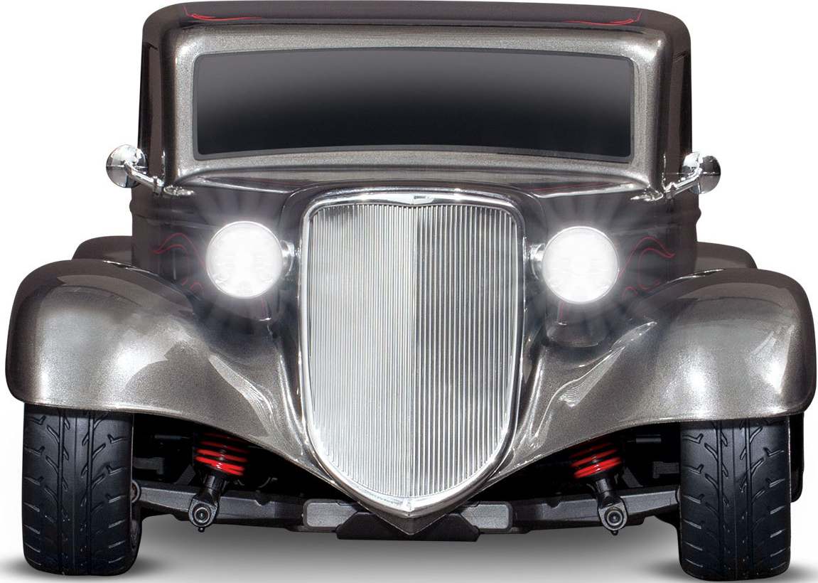 Радиоуправляемая модель туринг Traxxas 4-TEC 3.0 Hot Rod Truck 1к10 4WD RTR (TRA93034-4-SLVR)