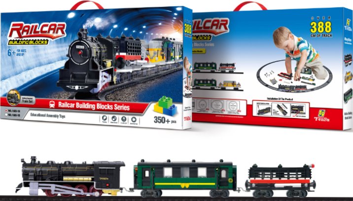 Железная дорога конструктор RailCar Fenfa 1608-1A