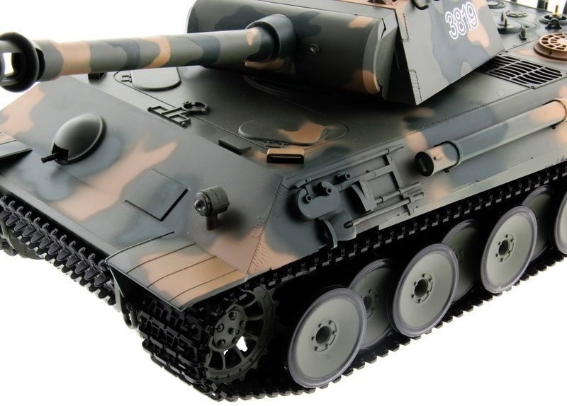 Радиоуправляемый танк Heng Long Panther Upgrade V7.0  2.4G 1/16 RTR, HL3819-1U7.0