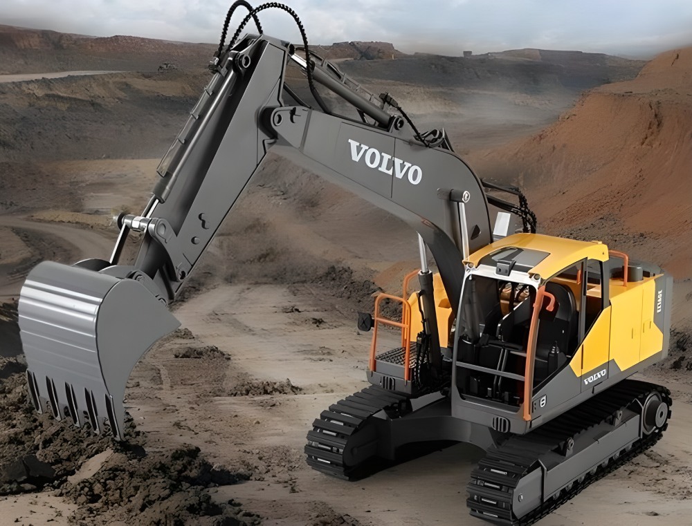 Радиоуправляемый экскаватор Double Eagle Volvo EC160E 1:16 2.4G, ковш(E568-003S)